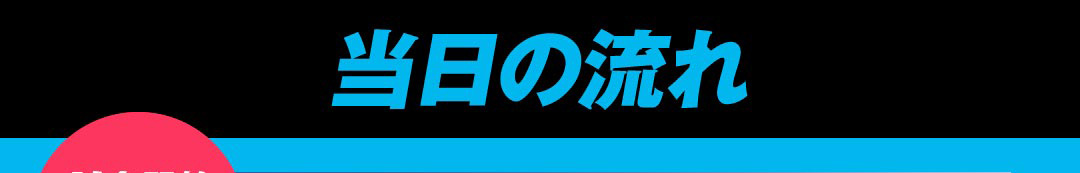 当日の流れ